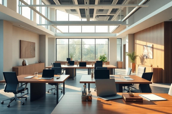 rented office space, working hubs