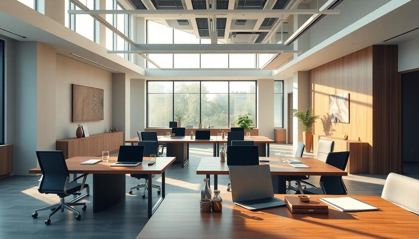 rented office space, working hubs